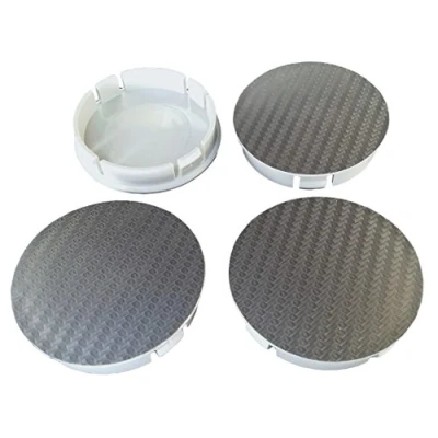 Afbeelding van Born 1 Set van 4 carbon naafdoppen, 60 mm, geschikt voor velgen met een binnendiameter 55,5 56 mm