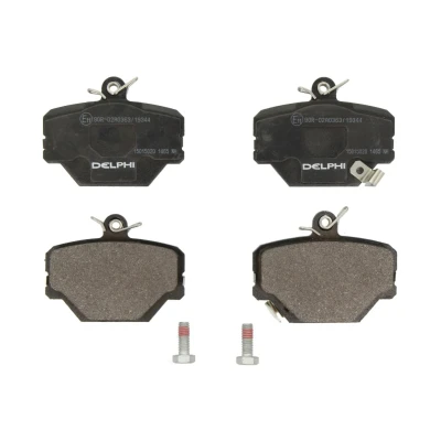 Afbeelding van DELPHI LP1465 Remblokkenset Met akoestische slijtagewaarschuwing anti kreukplaat toebehoren SMART: Fortwo II Coupe, Convertible