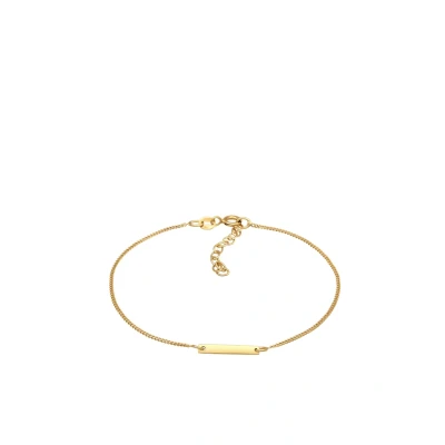 Afbeelding van Elli Basic Armband goldcoloured, Dames, Maat: 16, Gold coloured