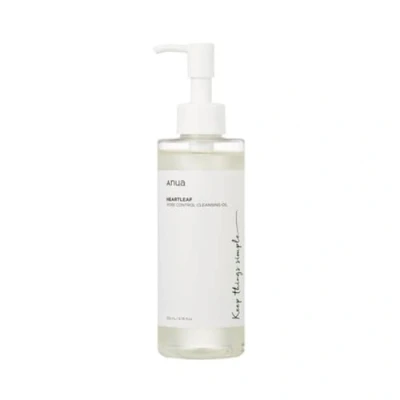 Image de ANUA Heartleaf Huile nettoyante pour le contrôle des pores Nettoyant coréen visage, Élimination quotidienne points noirs 6,76 fl oz (200 ml)