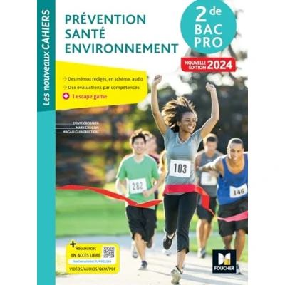 Image de Les Nouveaux Cahiers PRÉVENTION SANTÉ ENVIRONNEMENT (PSE) 2de Bac Pro Ed. 2024 Livre élève