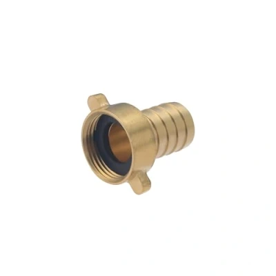 Afbeelding van Neusarmatuur voor kraan, geribbeld, vrouwelijk, 20 x 27 (3/4) slang Ø 19 mm AROZ
