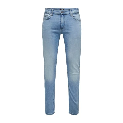 Afbeelding van Only &amp; Sons Slim fit jeans, Heren, Maat: 34x34, Hellblau