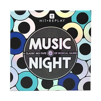 Afbeelding van Talking Tables Nachtmuziek spel Speel met familie, vrienden Bevat muzikale anekdotes, algemene kennis, zang, kazoo, grappige karaoke kerstcadeau