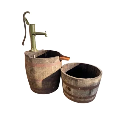 Afbeelding van Whisky waterornament 2 delig Vatenhandel stijf