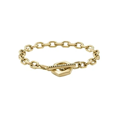 Afbeelding van Armani Exchange Armband goldcoloured, Heren, Maat: One Size, Gold coloured