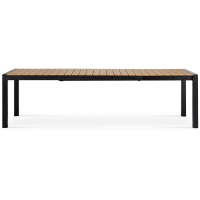 Afbeelding van Lisomme Stef tuintafel bruin verlengbaar 205 x 100 cm