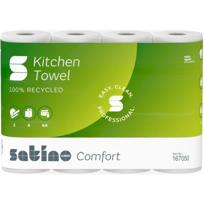 Afbeelding van Satino Keukenrollen 2lgs 4x64vel
