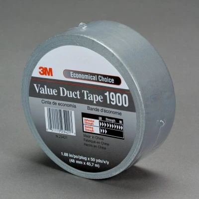 Afbeelding van 3M duct tape 1900, 50 mm x m, zilver