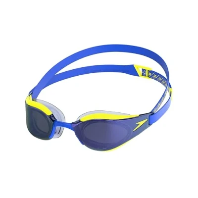Image de Speedo Fastskin Hyper Elite Mirror Lunettes de natation unisexes pour adulte, bleu roi/cobalt/iris, taille unique