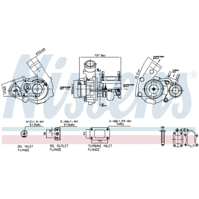 Afbeelding van Turbocharger NISSENS 93252