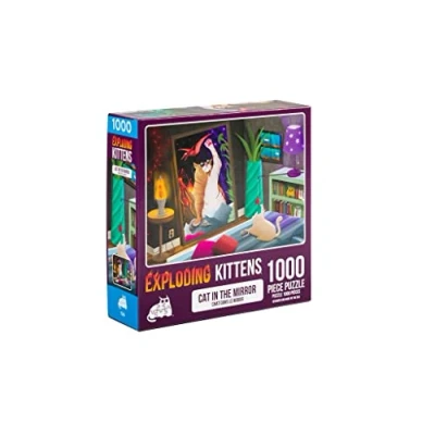 Afbeelding van Cat Mirror Puzzel 1000 stukjes