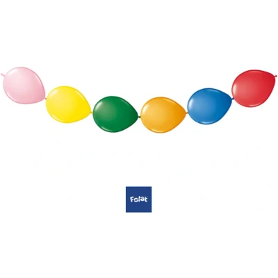 Afbeelding van Knoopballon veelkleurig 8 stuks