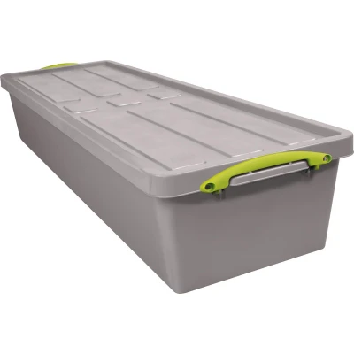 Afbeelding van Really Useful Box Recycled Opbergdoos 23 L, Nestbaar, Grijs