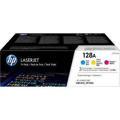 Afbeelding van HP 128A (CF371AM) Toner 3 kleuren Voordeelbundel