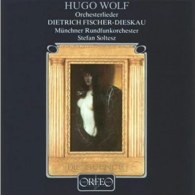 Afbeelding van Dietrich Fischer Dieskau, Münchner Rundfunkorchester, Stefan Soltesz Wolf: Orchesterlieder (LP)