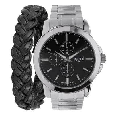 Afbeelding van Regal herenhorloge in cadeaudoosje met armband