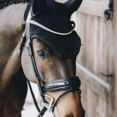 Afbeelding van Kentucky Oornetje Wellington Glitter Soundless Black Full