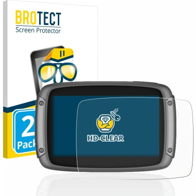 Afbeelding van BROTECT Screenprotector voor TomTom Rider 500 / 550 Folie Beschermfolie transparant (2 Stuks)