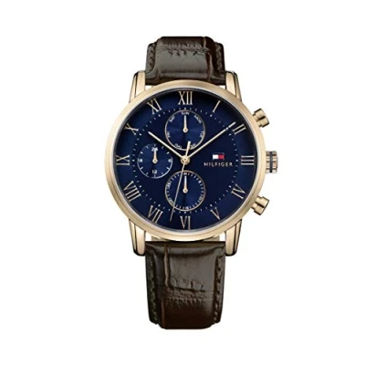 Afbeelding van Tommy Hilfiger Quartz herenhorloge met meerdere wijzerplaat, Rose goud, One Size