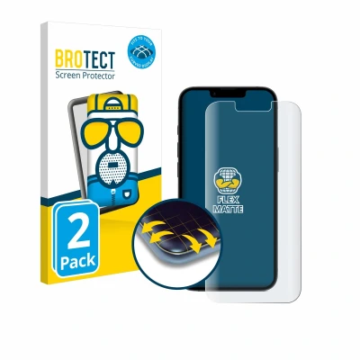Afbeelding van BROTECT Screenprotector voor Apple iPhone 16e Folie Beschermfolie matte volledig dekking (2 Stuks)