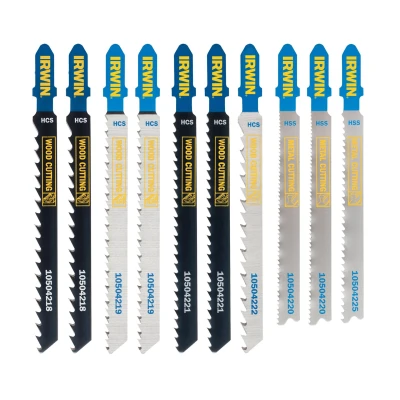 Afbeelding van Set decoupeerzaagbladen 10PCS, T schacht Hout &amp; metaal