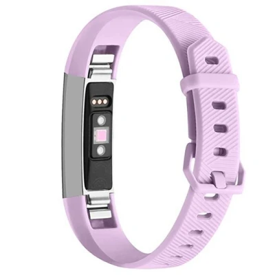 Afbeelding van FitBit Alta HR siliconen bandje met gesp Maat: Large Lila