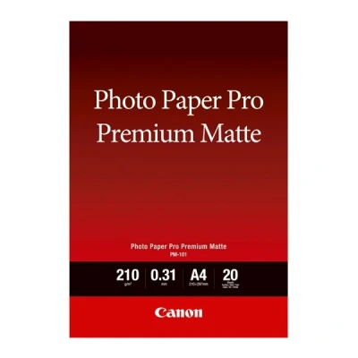 Image de Canon PRO Premium PM 101 Mat lisse 310 micromètres A4 (210 x 297 mm) 210 g/m² 20 feuille(s) papier photo pour PIXMA 1 10 100