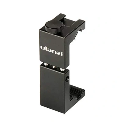 Afbeelding van Ulanzi Telefoonhouder ST 02S metaal Cold Shoe Mount Universeel tot 9cm breed 1/4 inch schroefaansluiting