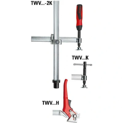 Afbeelding van Bessey TWV28 30 17 2K Lijmtang voor lastafels met variabele uitlading handgreep