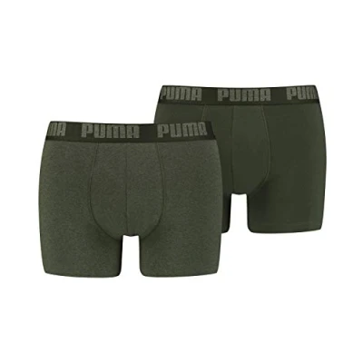 Afbeelding van PUMA Boxershorts (2 stuks) heren, groen, L, Groen