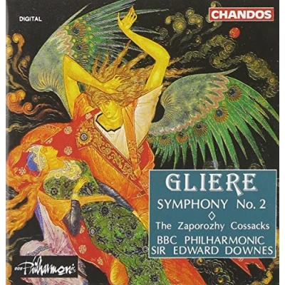 Afbeelding van Gliere: Symphony no 2, The Zaporozhy Cossacks / Downes, BBC Philharmonic