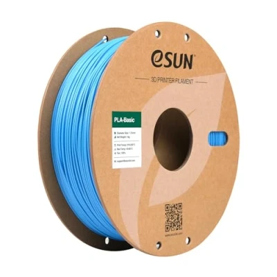 Afbeelding van eSUN PLA filament 1,75 mm, Basic nauwkeurigheid +/ 0,05 spoel van 1 kg, snel voor 3D printers, lichtblauw