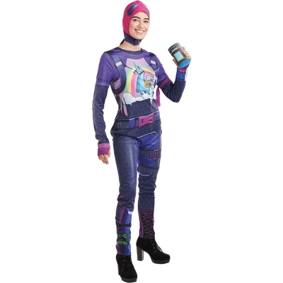 Afbeelding van Adult Brite Bomber Fortnite verkleedpak S Carnavalskleding