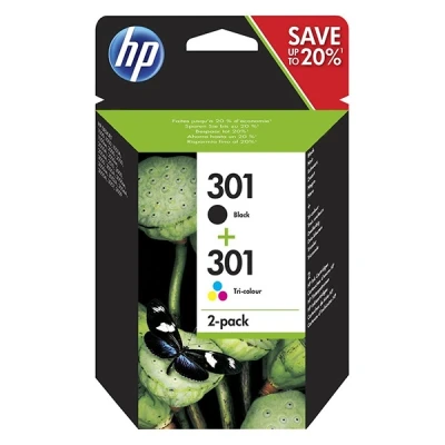 Image de HP 301 Noir Cyan Magenta Jaune