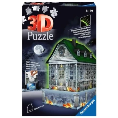 Image de Puzzle 3D Ravensburger Maison hantée d&#039;Halloween