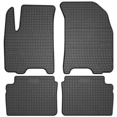 Afbeelding van M MOTOS Rubberen vloermatten voor Chevrolet Aveo II 2007 2011, geniet van meer reiscomfort met de zwarte ET anti slip automat, All weather automat auto&#039;s, bescherming tegen vuil en vocht
