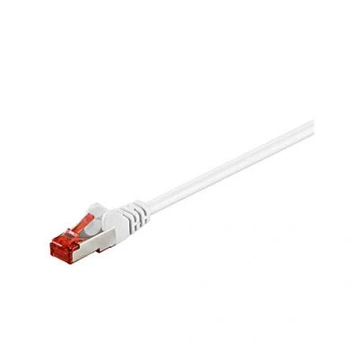 Afbeelding van Goobay CAT 6 netwerkkabel, S/FTP (PiMF), wit, 1 m