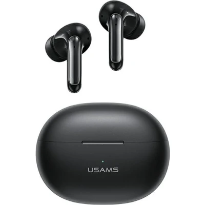 Afbeelding van USAMS Bluetooth 5.3 TWS X Don Series Dual mic ENC hoofdtelefoon draadloos zwart/zwart BHUXD01 (SAMS XD18)