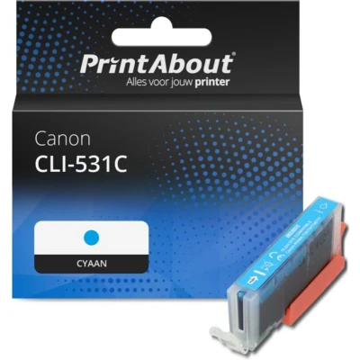 Afbeelding van Huismerk Canon CLI 531C Inktcartridge Cyaan