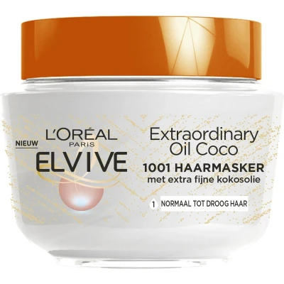 Afbeelding van 1+1 gratis: L&#039;Oréal Elvive Extraordinary Oil Kokos Haarmasker 300 ml