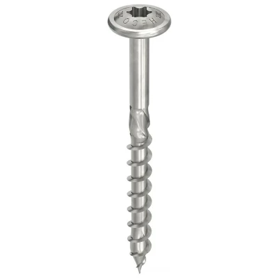 Afbeelding van HECO TOPIX Plus tellerkopschroef 8x200mm RVS deeldraad T40 61876 (Per 50 stuks)