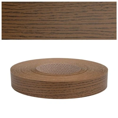 Afbeelding van Mprofi MT® melamine zang met smeltlijm, 22 mm x 5 m, randband voor plank, opstrijkbare rand meubelpanelen, eiken rustik een dikte van 0,5