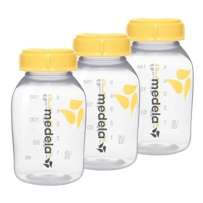 Afbeelding van Medela 3 flessen voor het bewaren van moedermelk, BPA vrij, 150 ml