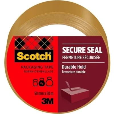Afbeelding van Scotch Verpakkingsplakband Heavy, Ft 50 Mm X M, Bruin, Per Stuk Plakband