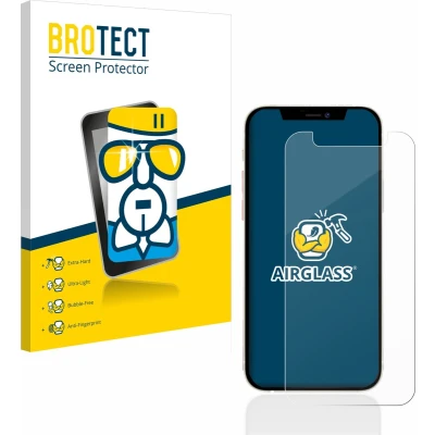 Afbeelding van BROTECT Screenprotector voor Apple iPhone 12 mini Folie Beschermfolie Beschermglas transparant
