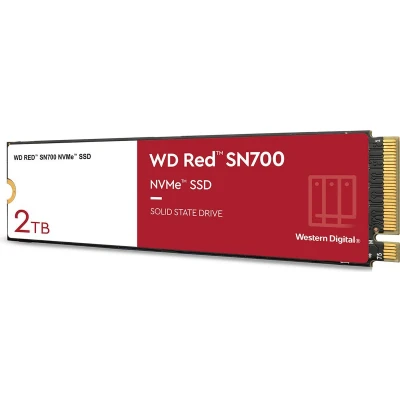 Afbeelding van Western Digital Red™ SN700 2 TB NVMe/PCIe M.2 SSD 2280 harde schijf PCIe NVMe 3.0 x4 Retail WDS200T1R0C