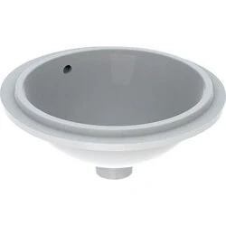 Afbeelding van Geberit VariForm onderbouwwastafel rond wit KeraTect (39 x 39 cm)