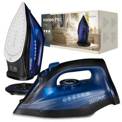 Afbeelding van Zeegma Ironee Pro Snoerloos Strijkijzer 2600W 30s Snel Opwarmen 35 g/min Stoomafgifte 360 Oplaadbasis ANTI DRIP &amp; CALC Automatische Uitschakeling