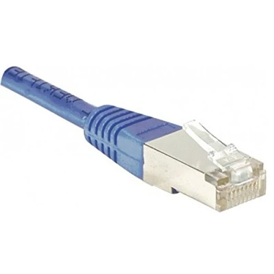 Afbeelding van Exertis Connect Patchkabel F/UTP, CAT.6, zwart, 10,0 m met extra slanke knikbeveiliging (F/UTP, CAT6, 10 m), Netwerkkabel